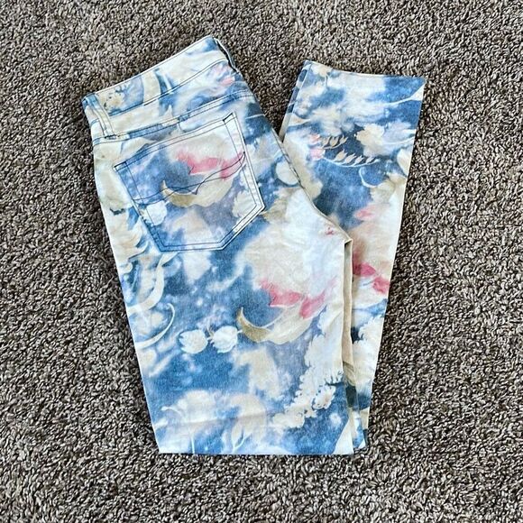 Polo Ralph Lauren Tompkins floral tropical jeans authentic dungarees size 28 - Picture 1 of 14